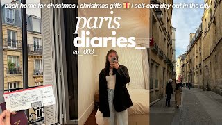 paris in december  home for christmas selfcare out in the city amp family time [upl. by Icats]