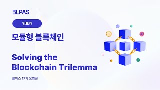 블파스 모듈형 블록체인 Solving the Blockchain Trilemma  오병진 [upl. by Eikin]