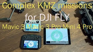 DJI Fly KMZ mission file import with the mapcreator iOS and DJI RC Mavic 3 DJI Air 3 Mini 4 Pro [upl. by Karim]