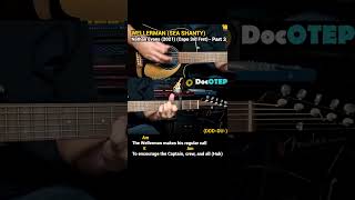 Wellerman Sea Shanty  Nathan Evans 2021 Easy Guitar Chords Tutorial with Lyrics Part 3 SHORTS [upl. by Anec125]