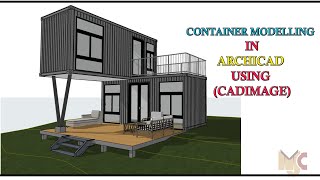 CONTAINER MODEL IN Archicad 25 CADIMAGE [upl. by Nessim]