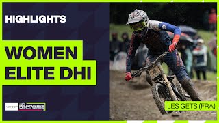 Les Gets  Women Elite DHI Highlights  2024 WHOOP UCI Mountain Bike World Cup [upl. by Caldera]