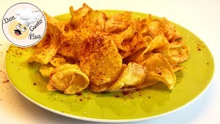 Selbstgemachte Kartoffelchips 🥔😍  Heißluftfritteuse Airfryer [upl. by Idid864]