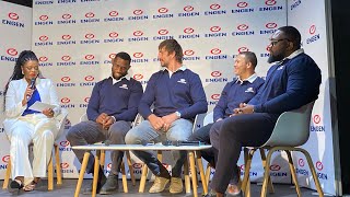 Eben Etzebeth Cheslin Kolbe Siya Kolisi and Beast Mtawarira revealed as ENGEN ambassadors [upl. by Leimad100]