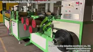 PE Layflat Hose pipe production Machine [upl. by Anitap]