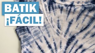 CÓMO HACER BATIK CON ANILINA EN MINUTOS [upl. by Lareneg]