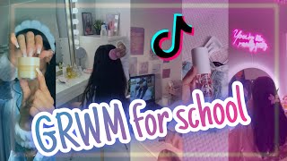 GRWM for school 🎀 20 minutes ULTIMATE TikTok compilation 💅grwmforhighschool tiktoktrend grwm [upl. by Lakin]