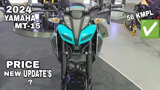 2024 ALL NEW YAMAHA MT15 V3 DETAIL REVIEW IN HINDI  YAMAHA MT15 NEW UPDATE REVIEW [upl. by Kcire269]