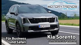 MotorTrends Magazin  KIA SORENTO umfassend aufgewertet [upl. by Ayak]