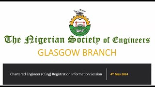 Chartered Engineer CEng Registration Information video [upl. by Dee]