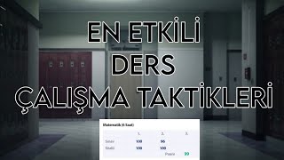 EN ETKİLİ DERS NASIL ÇALIŞILIR  Mustafa Study [upl. by Trbor]