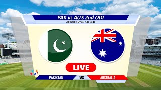 🔴Pak vs Aus Live  2nd ODI  Pakistan vs Australia Live Cricket Match Today Score amp Commentary [upl. by Hynda]