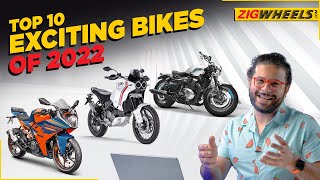 Top 10 Upcoming Bikes Of 2022  Royal Enfield Scram 411 KTM RC 390 TVS Retron And More  ZigWheels [upl. by Ainet]