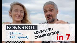 Konnakol  Advanced Composition in 7 Intro 1 speed [upl. by Eladroc]