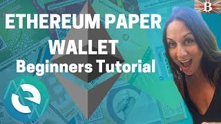 Ethereum Paper Wallet Tutorial How To Guide [upl. by Thorr]