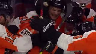 Nolan Patricks Overtime Winner  Philadelphia Flyers vs Edmonton Oilers 2219 [upl. by Akimihs]