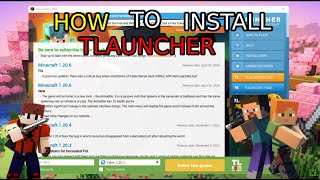 How to install tlauncher java in pc II HINDI [upl. by Sudoeht]