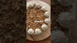 Recept na narozeninový ořechový dort v komentářích 🎂 dort cake recept recepty narozeniny [upl. by Carlita]