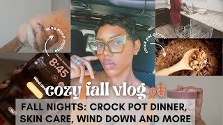 Cozy Fall Night Routine 🍂  Crockpot Dinner Skincare amp Baking with My Daughter  Fall Vibes [upl. by Meredeth]