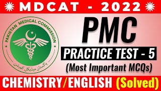 PMC Practice Test 5 MDCAT2022 [upl. by Aiek]