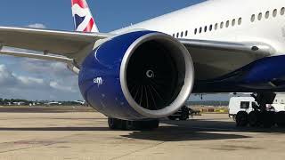 Boeing 777200 GE90 Engine Start Sound [upl. by Kcirb]