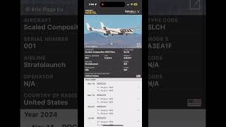 I found the stratolaunch on FlightRadar 24 [upl. by Winonah]