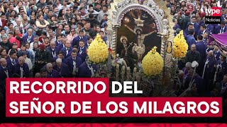 EN VIVO  Señor de los Milagros inició hoy su primer recorrido procesional [upl. by Bryana]