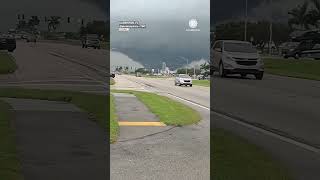 Large Tornado Touches Down in Clewiston FL Ahead of Milton [upl. by Emmuela442]