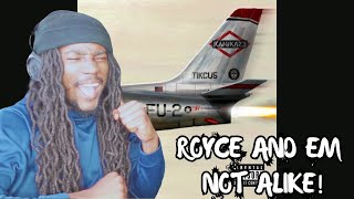 KIING REACTS to EMINEM  NOT ALIKE FEAT ROYCE DA 59 REACTION [upl. by Yrrad]