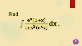 Integral exx1 cos2 ex x 📚📖🖋 [upl. by Ecam]