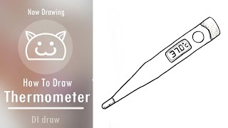 How to Draw Thermometer [upl. by Cogen]