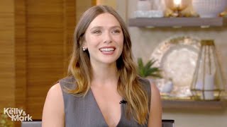 Elizabeth Olsen interview on Live with Kelly amp Mark [upl. by Odnavres584]