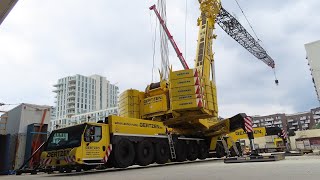 Soeren66  LIEBHERR LTM 175091 von GERTZEN am Überseequartier Teil 1 [upl. by Anauqat552]