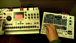 Exploded View Elektron Machinedrum Roland SH32 [upl. by Wier]