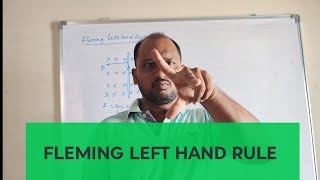 FLEMING LEFT HAND RULE physics [upl. by Joellen162]