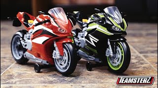 Teamsterz Street Moverz Motorbikes Green amp Red [upl. by Clemente]