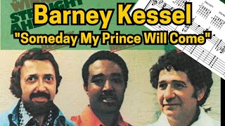 Barney Kessel  quotSomeday My Prince Will Comequot  GillampJazz Transcription [upl. by Anehs]