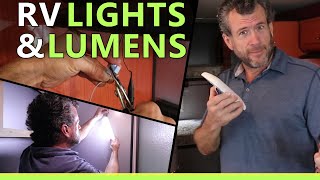 Replacing RV LED lights how to check 12v wiring comparing lumens to watts [upl. by Enahpad]