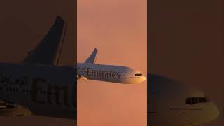 Emirates over Dubai sky Microsoft Flight Simulator flyemirates travel microsoftflightsimulator [upl. by Haveman606]