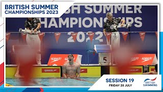 British Summer Championships 2023  Session 19 [upl. by Ynohtna]