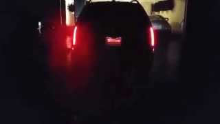 04 Northstar v8 SRX Resonator delete with Magnaflow mufflers [upl. by Eniahpets]