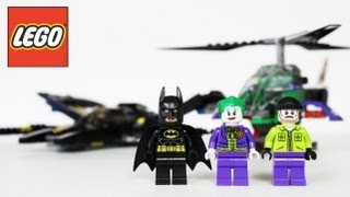 LEGO Batman Batwing Battle Over Gotham City Review Unboxing Time Lapse Build Super Heroes 6863 [upl. by Aralomo591]