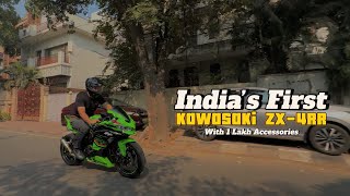 India’s First Preowned ZX4RR🔥 kawasakiindia kawasaki ninja zx4rr kawasakininja [upl. by Tshombe]