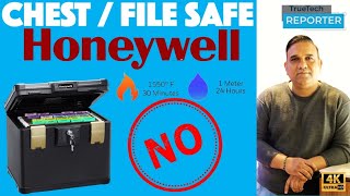 Honeywell Safe 🔥 Unboxing amp Detailed Review 1106 1103 1102 1101 Fire Safe Waterproof File Chest [upl. by Warner]