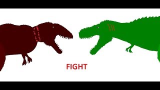 EGBS2 Carcharodontosaurus vs Tyrannosaurus Rex [upl. by Gosney]