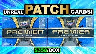 Opening 2 Boxes of 202223 Upper Deck Premier Hockey Hobby [upl. by Rovit807]