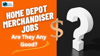 Home Depot Merchandiser Is This Career Worth It [upl. by Basso524]