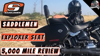 SADDLEMEN EXPLORER SEAT  5000 MILE REVIEW [upl. by Flyn]