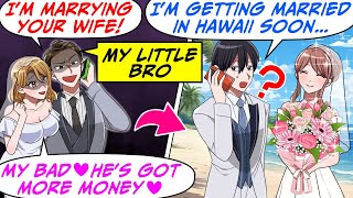 Split Up With My GoldDigging GF But My Little Bro Thought Shes My Wife and…RomCom Manga Dub [upl. by Bandler]