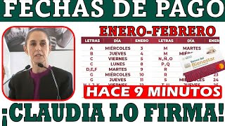 ♨️CALENDARIO DE PAGOS DE 7 MIL PESOS HOY 🎁FECHAS PAGO Enero 2025 PENSIÓN BIENESTAR💣 Monto a Recibir [upl. by Angil616]